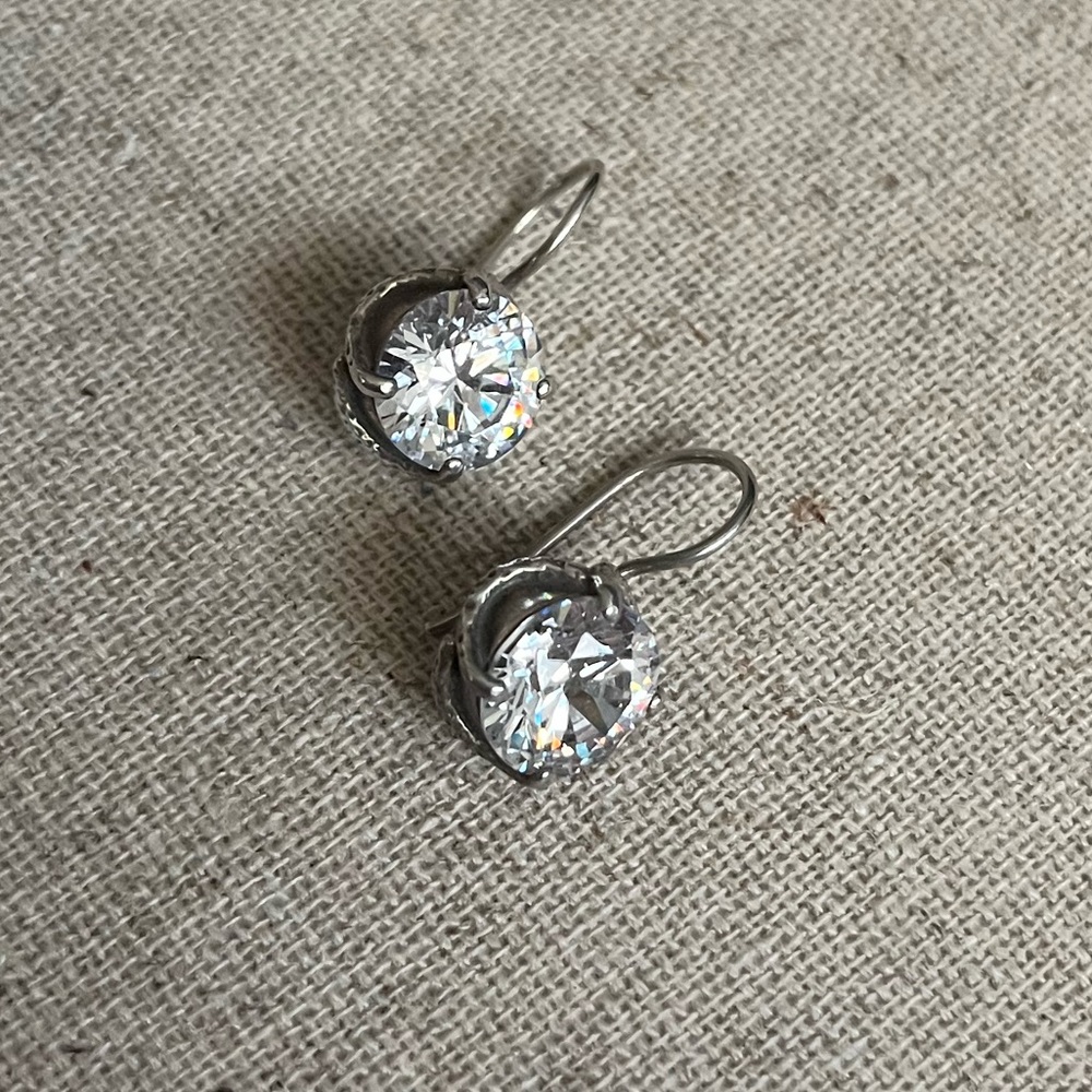 Silpada ‘Center Stage’ Cubic Zirconia Earrings W1863